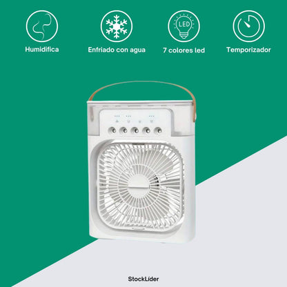 Ventilador Enfriador de Aire – Frescura Instantánea y Eficiencia en Cada Rincón RGB