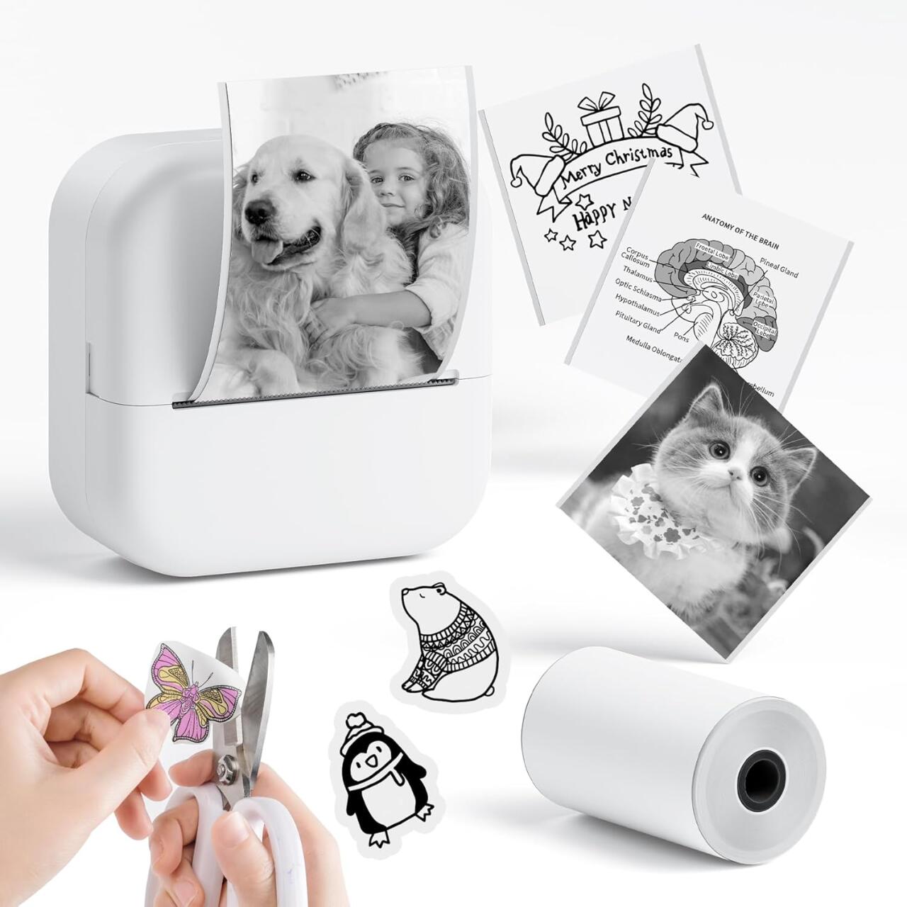 Mini Impresora Térmica Portátil Bluetooth & WiFi – Imprime Donde Quieras 🖨️📱