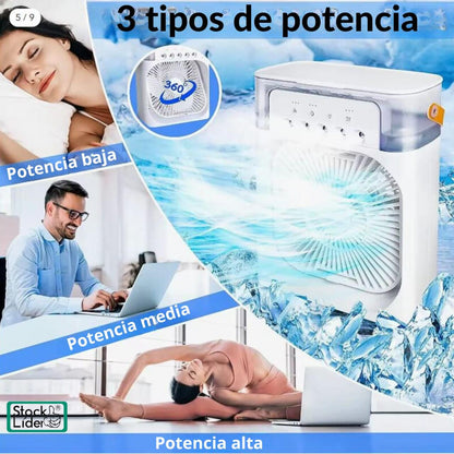 Ventilador Enfriador de Aire – Frescura Instantánea y Eficiencia en Cada Rincón RGB