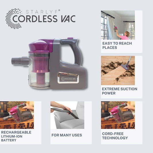 Aspiradora Cordless – Potencia, Comodidad y Libertad en Cada Limpieza