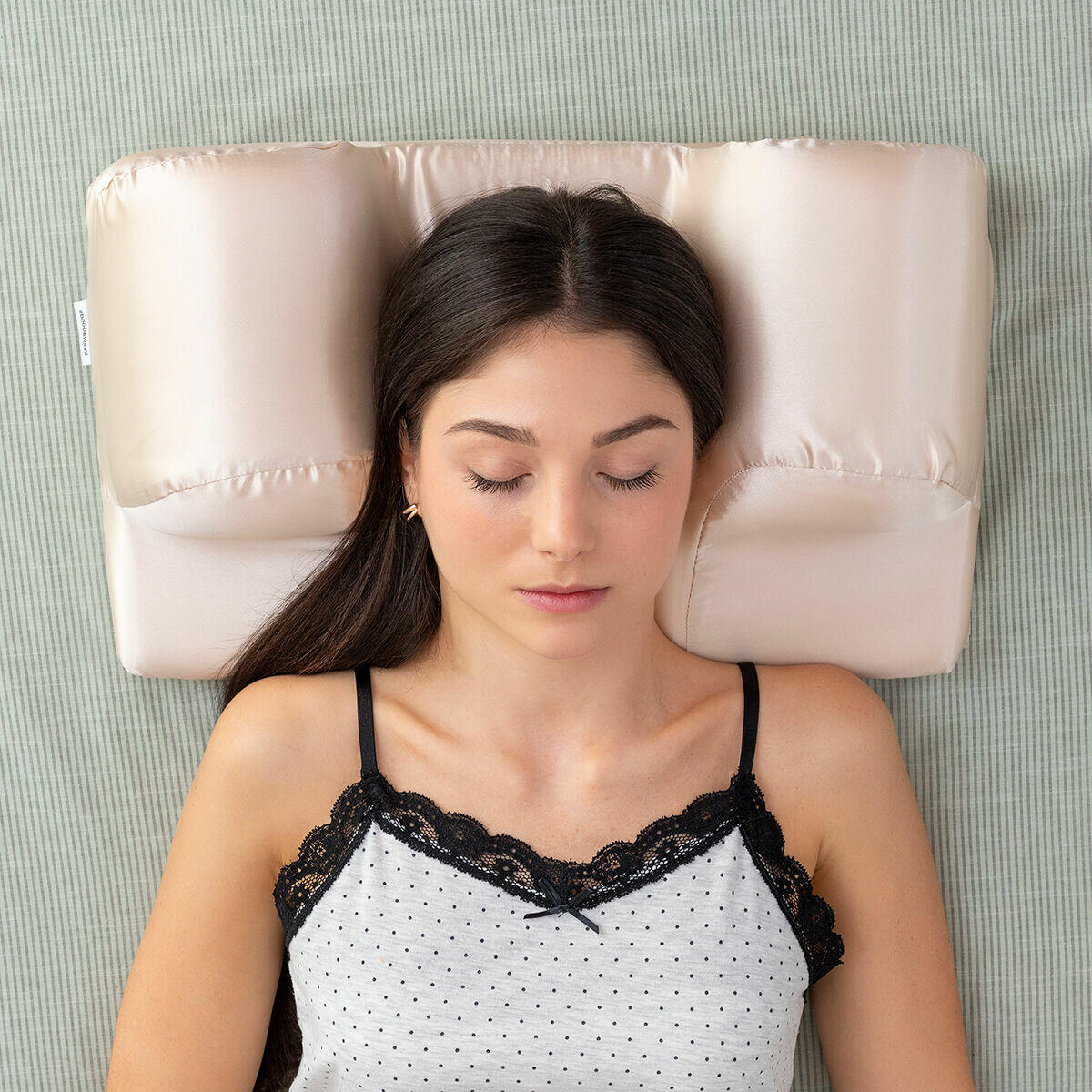Almohada Cervical Antiarrugas con Funda de Satén Youthlow