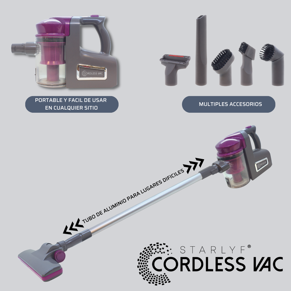 Aspiradora Cordless – Potencia, Comodidad y Libertad en Cada Limpieza