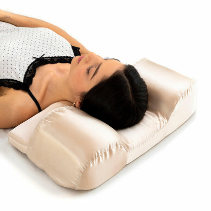 Almohada Cervical Antiarrugas con Funda de Satén Youthlow