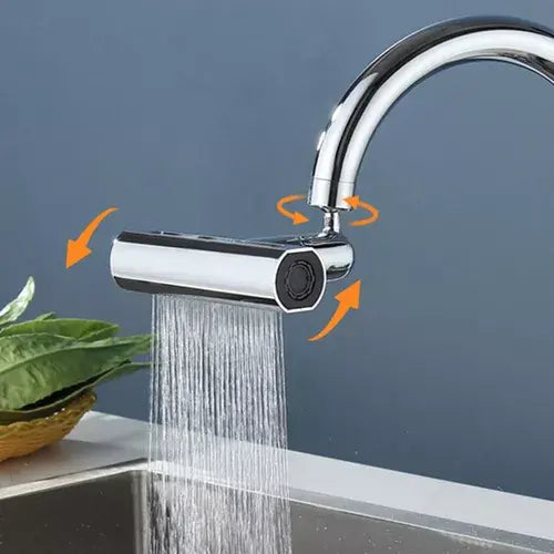 Grifo Giratorio Con Cascada Para Extension 4 en 1